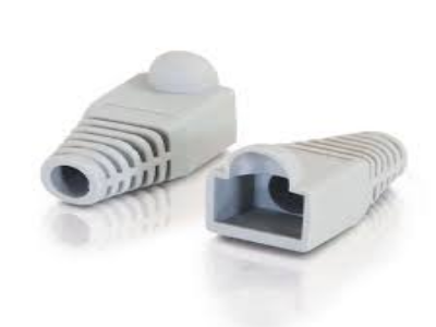SBE TECH Botas Para Plug RJ45 Cat 5E Y 6, Grises, 100 Unidades