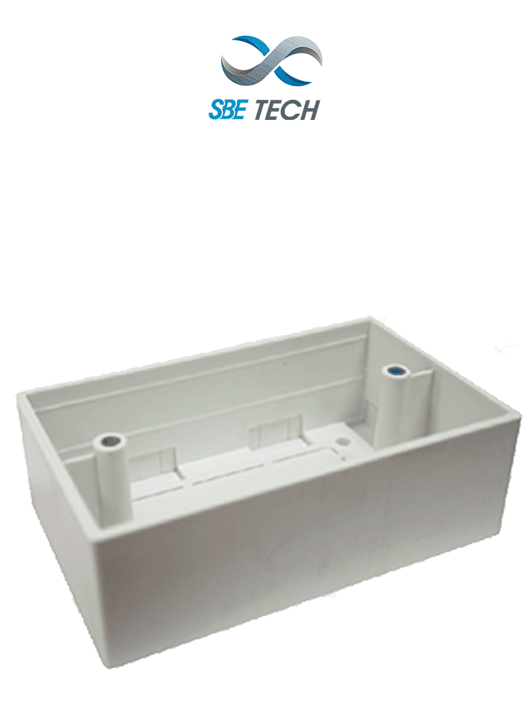 SBETECH CUNIV2 - Caja universal de PVC / 2X4 / Gama económica / Fácil instalación/ Fácil limpieza
