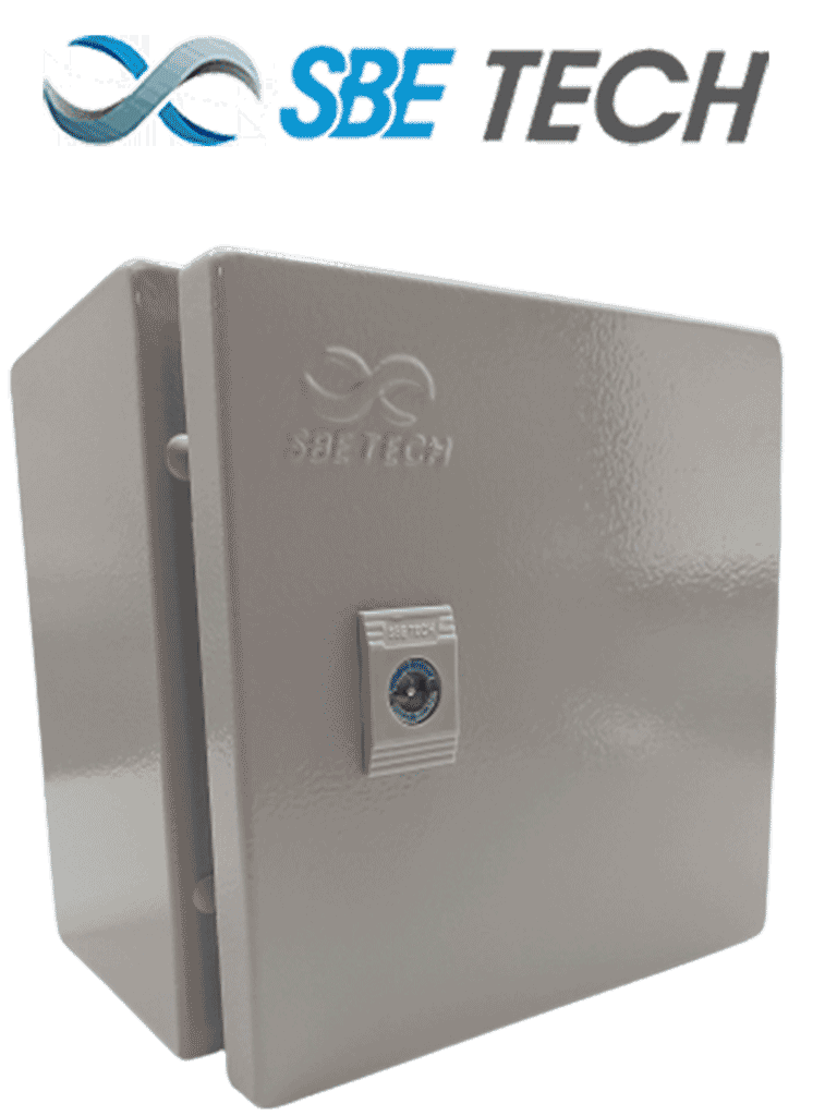 Gabinete metálico SBE TECH SBE-202015 / Alto 20.0 CM / Ancho 20.0 CM / Profundidad 15.0 CM / Grado IP65 NEMA 4