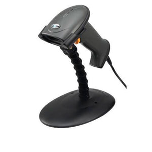 Lector de códigos 3nStar 1D laser USB 300 lecturas/seg con base, manual y autogarantía 1 año