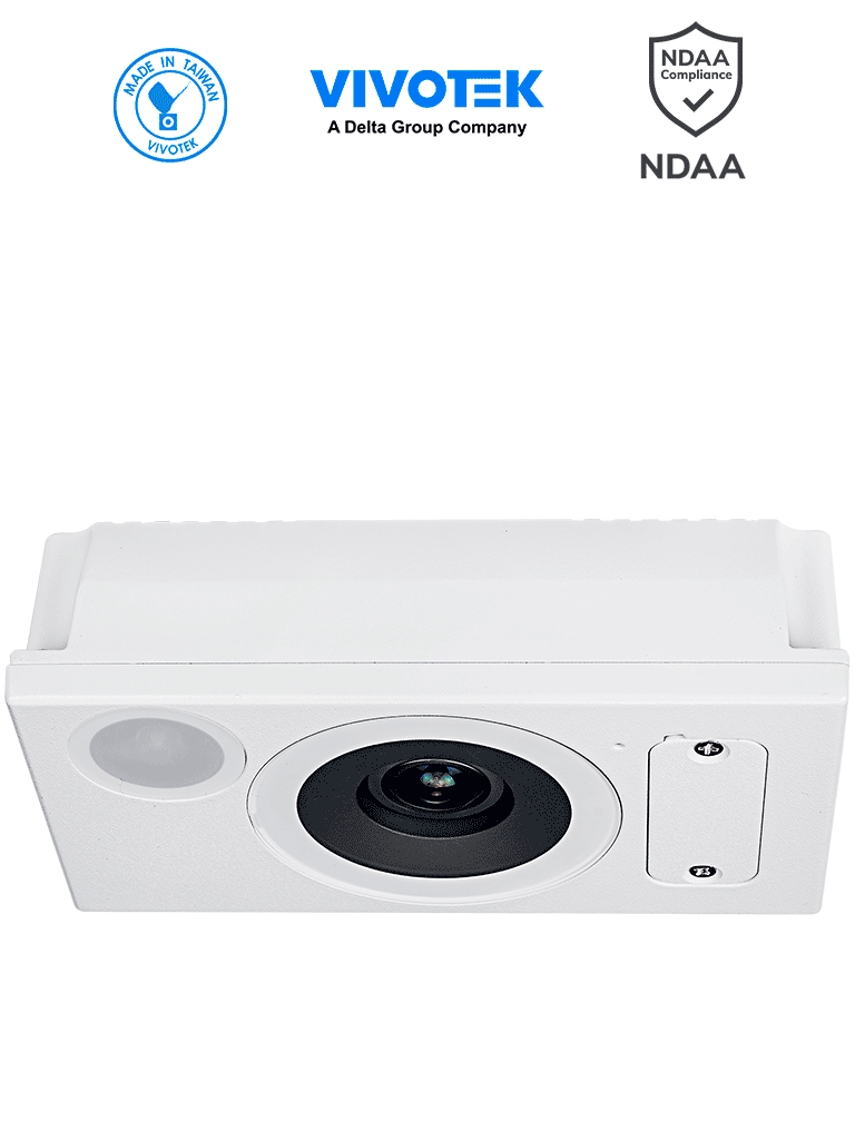 Cámara IP VIVOTEK SC9133 2 MP para conteo de personas en transportes, tecnología 3D y LED de luz blanca