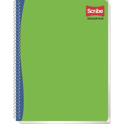 Cuaderno Profesional Scribe Escolar C7 Cuadro Grande Espiral Doble 200 Hojas A4 80g