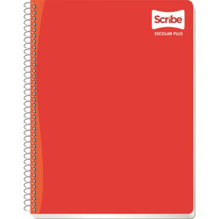 Cuaderno Profesional Scribe Escolar C7 Cuadro Grande Espiral Doble 200 Hojas A4 80g