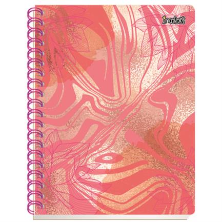 Cuaderno Scribe Incolors 100 Hojas Rayado 70g, Espiral Doble, 23x30cm