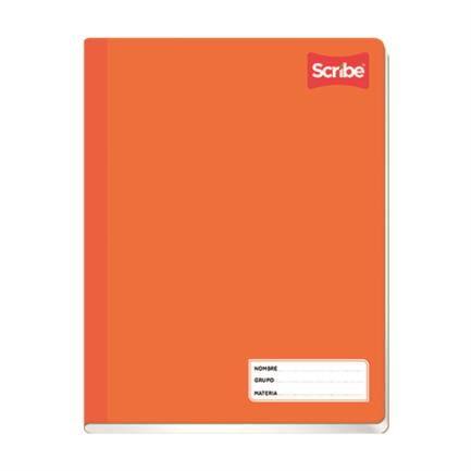 Cuaderno Cosido Colegial Scribe Clasico C7, 100 Hojas, Cuadro Grande 20x25cm