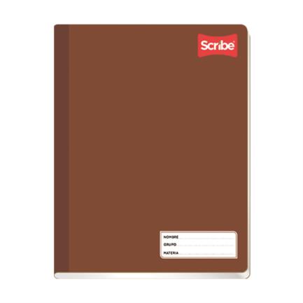 Cuaderno Cosido Colegial Scribe Clasico C7, 100 Hojas, Cuadro Grande 20x25cm