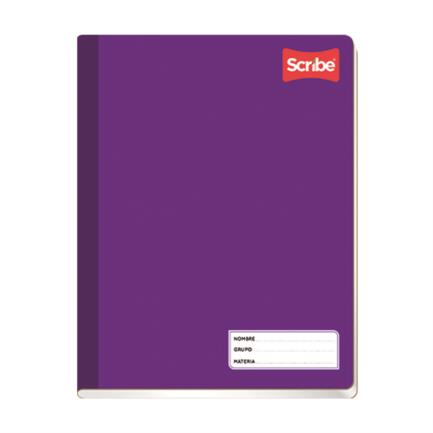 Cuaderno Cosido Colegial Scribe Clasico C7, 100 Hojas, Cuadro Grande 20x25cm