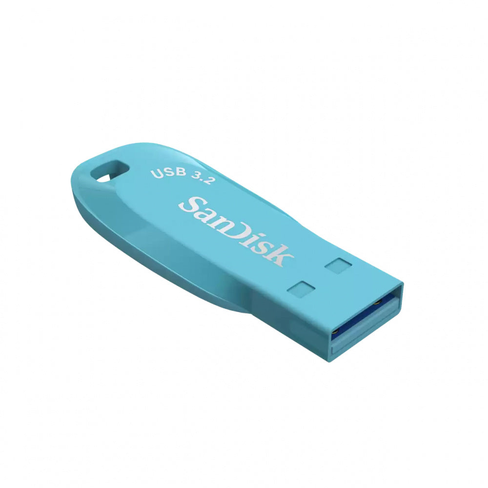 MEMORIA FLASH SANDISK ULTRA SHIFT 128GB AZUL TURQUESA 3.2 USB-C 100MB/s (SDCZ410-128)