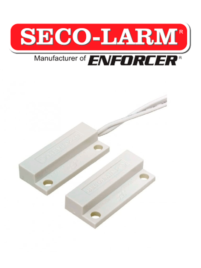 Contacto Mini Seco-Larm SM205QW 3/4 N.C BLANCO Montaje Tornillo/Adhesivo DSC/RISCO/BOSCH