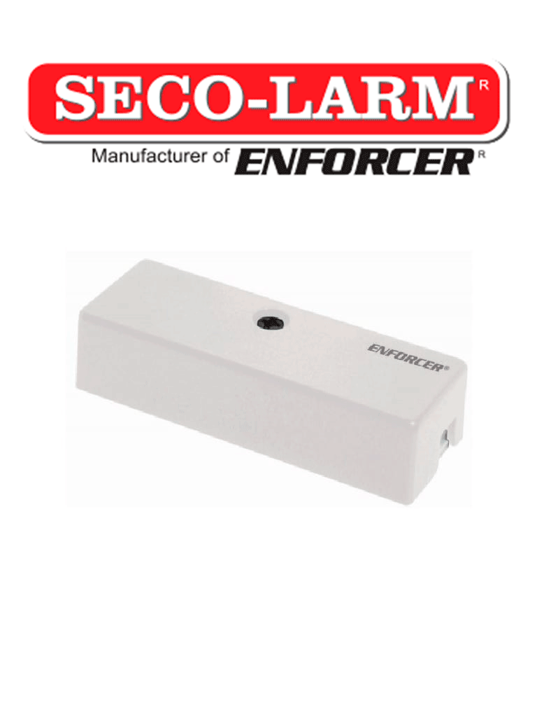 Detector Mini de Vibraciones Seco-Larm SS040QW, Protección Paredes/Ventanas/Techos, Compatible con Paneles DSC/Bosch/Risco