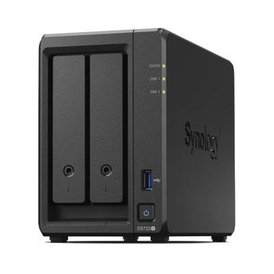Servidor Synology DS723, 2 Bahías, 2GB RAM, Gigabit Ethernet, RAID 0/1