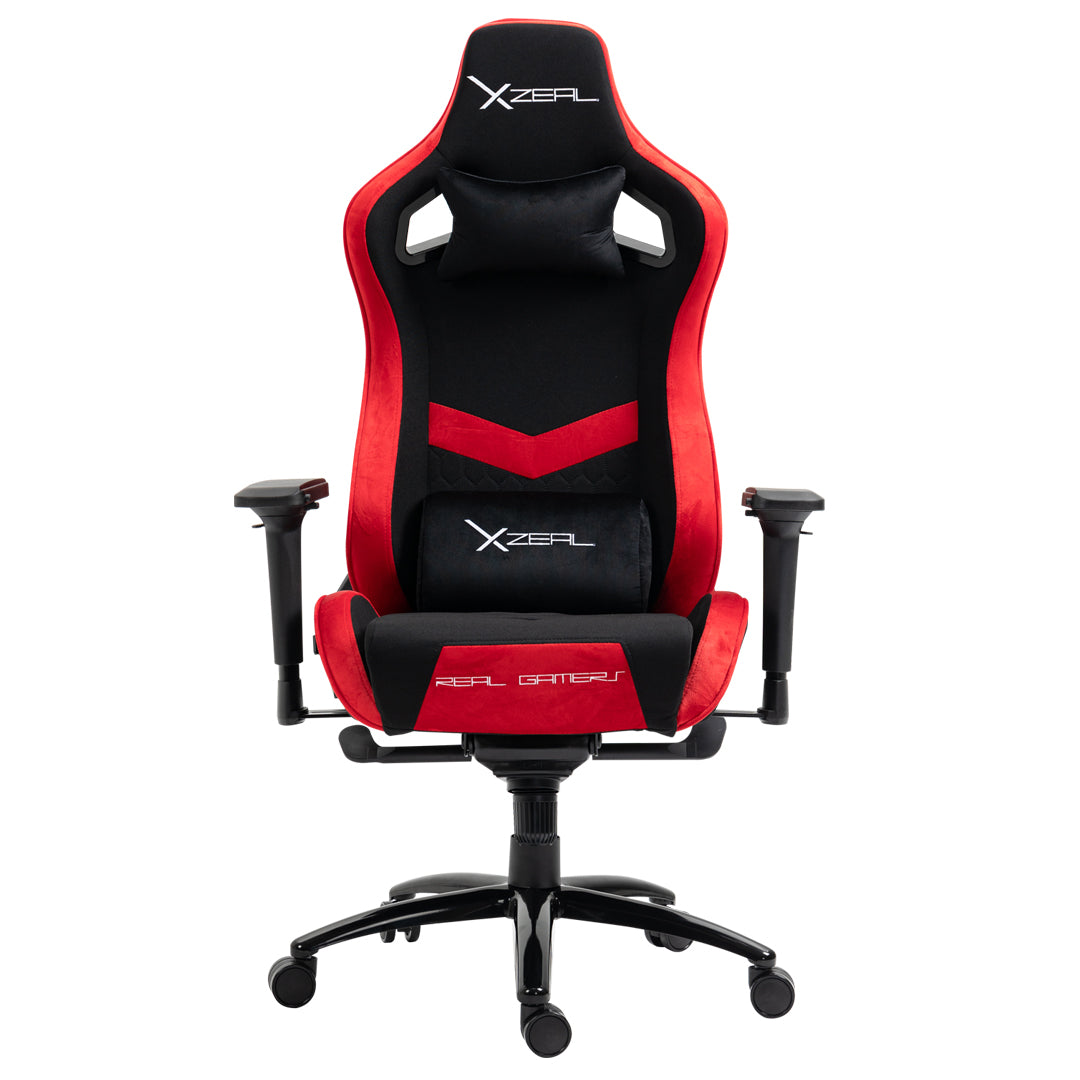 Xzeal Silla Gamer XZSLT50R, Soporte 150 kg, Reclinable 180°, Ruedas 360°