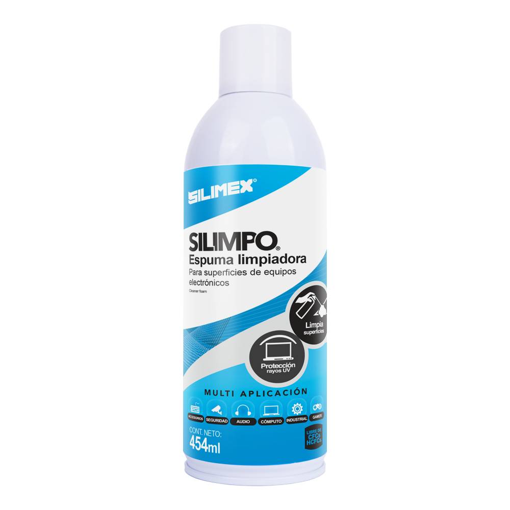 Silimex Silimpo Espuma Limpiadora para Exteriores de PC, 454ml