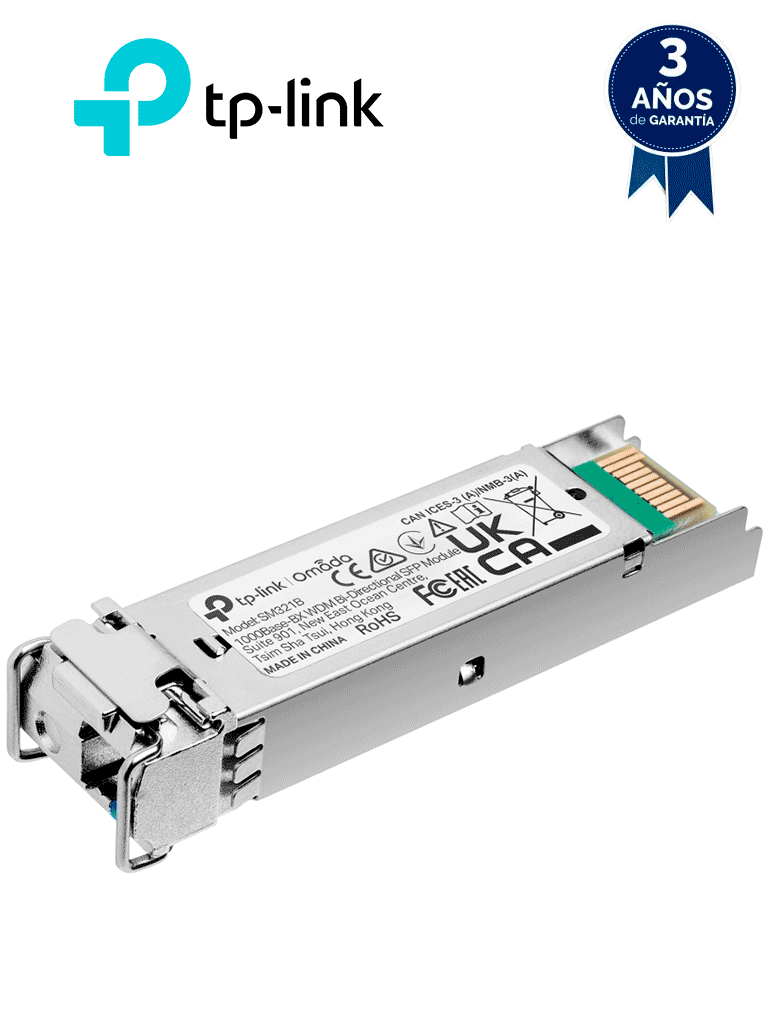 Transceptor mini-GBIC SFP WDM Bi-Direccional 1GBase Monomodo 10km LC