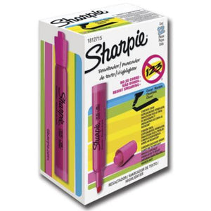 Sharpie 25009B marcador 12 pieza(s) Punta de cincel Rosa