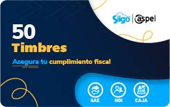 Timbre Fiscal Electrónico ASPEL FACTE/50 50 Timbres