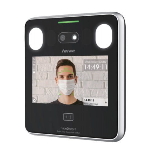 Control de Acceso Biométrico Anviz AN-FACEDeep3, Reconocimiento Facial, RFID, TCP/IP, 300 Rostros