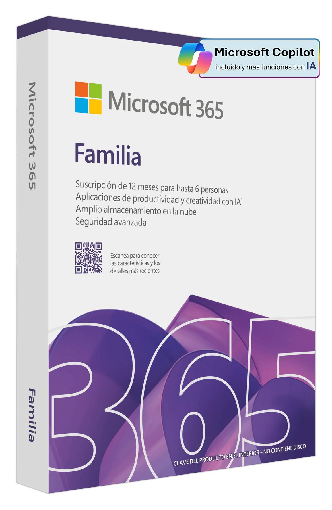 EP2-32394 - M365 FAMILY SPANISH SUBSCR 1YR LATAM ONLY MEDIALESS FY25H2