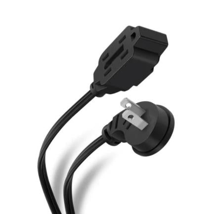 Regleta Steren 3 Contactos 4m Calibre 16, Negro, Protección Sobretensión