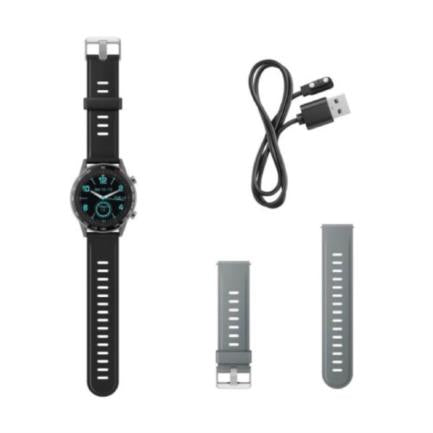 Smart Watch Steren Pantalla Full Touch 1.7" Fitness/Sport Bluetooth Negro, Resistente al Agua 3ATM, Monitor de Ritmo Cardíaco, GPS Integrado