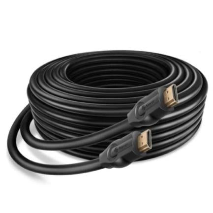 Cable HDMI Steren Full HD 20m, Color Negro, 1080p, Ethernet, 3D, 150 caracteres
