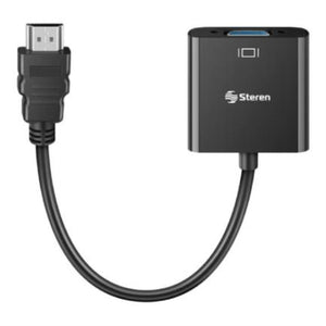 Steren 208-151 adaptador de cable de vídeo Negro