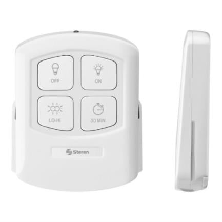 Juego de 3 lámparas LED Steren, Control Remoto, 10W, 3000K, 500lm