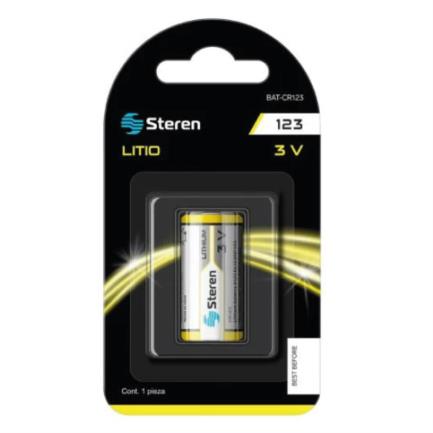 Pila de Litio Steren Cilíndrica 1400 mAh Recargable 3.7V 1 Pieza