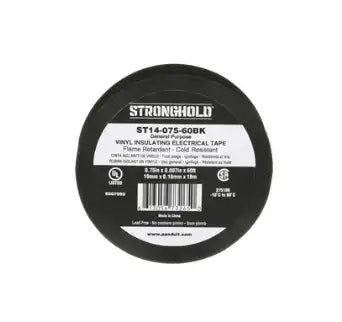 Panduit Cinta Eléctrica Aislar PVC ST14-075-60BK, 0.18mm Grosor, 19mm Ancho, 18m Largo
