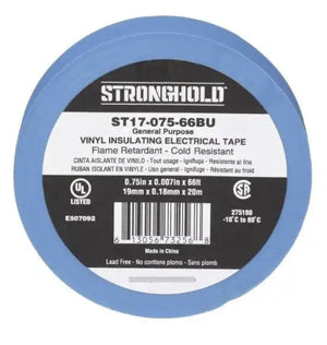 Panduit Cinta Aislante Eléctrica / PVC 0.18 mm / 19 mm x 20.12 m (66 ft) ST17-075-66BU