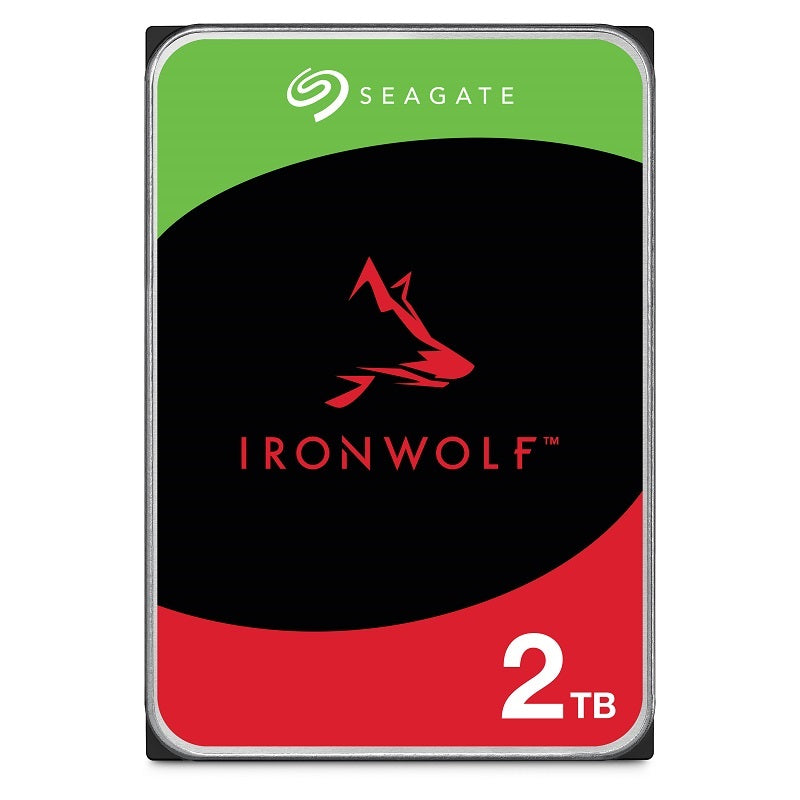 DISCO DURO INTERNO SEAGATE 2TB 3.5 ST2000VN003 64MB 5900RPM IRONWOLF, SATA 6Gb/s, 3 años de garantía