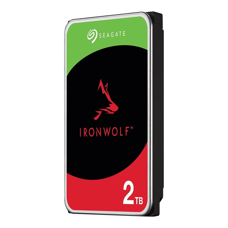 DISCO DURO INTERNO SEAGATE 2TB 3.5 ST2000VN003 64MB 5900RPM IRONWOLF, SATA 6Gb/s, 3 años de garantía