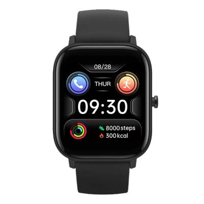 Smartwatch Stylos SW2 1.69", Compat. Android, BT 4.0, Negro, Resistente al Agua