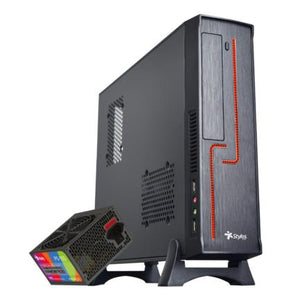 Stylos STGAKL1B carcasa de ordenador Small Form Factor (SFF) Negro, Rojo 550 W