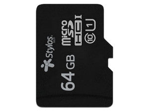 Memoria Stylos MicroSD 64GB UHS1 sin adaptador Negro