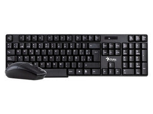 Stylos STPKTM3B teclado Ratón incluido Oficina RF inalámbrica + USB Español Negro