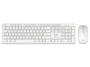 Stylos STPKTM5W teclado Ratón incluido Hogar / Oficina USB Español Blanco