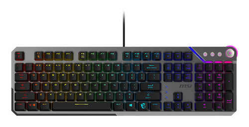 STRIKE 600 - MSI STRIKE 600 Teclado Juego Alámbrico USB Interruptor mecánico