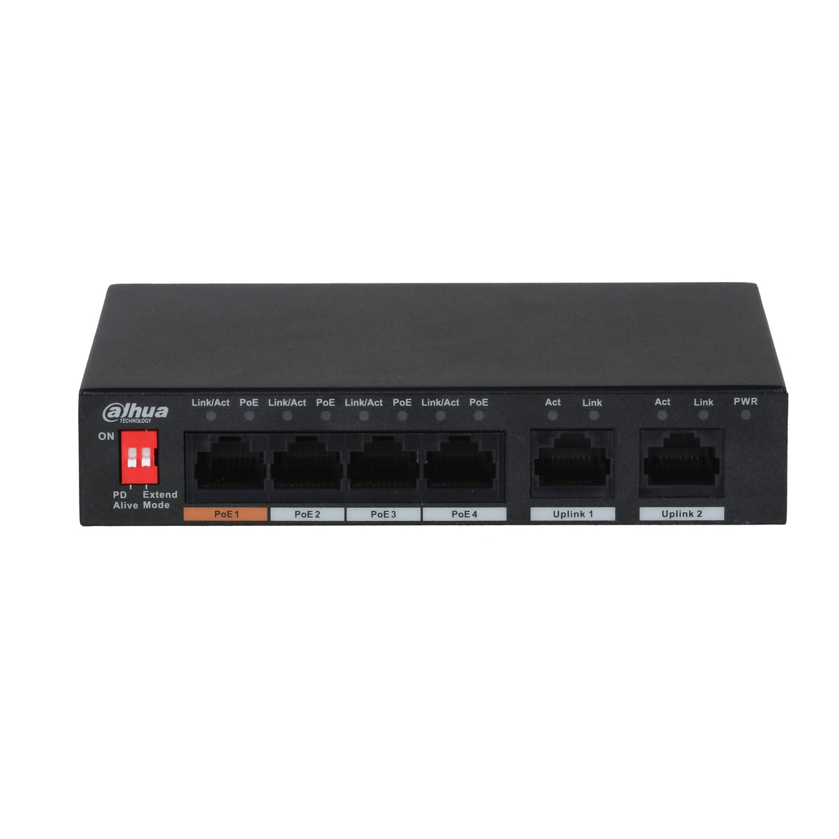 Switch Dahua Technology PFS3006-4ET-60, 4 Puertos Ethernet, 60W PoE, Montaje en Rack