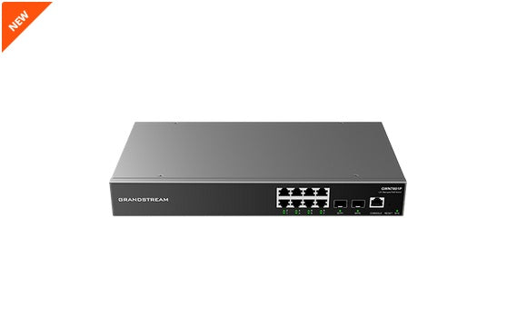Grandstream Switch GWN7801P, 8 Puertos, PoE, 10/100 Mbps, IP