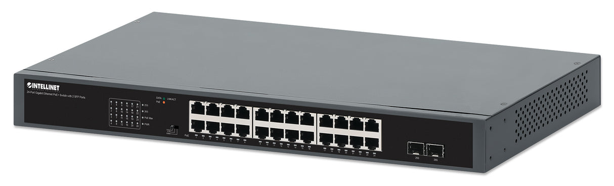 Intellinet Switch 561907, 24 Puertos, 10/100/1000 Mbps, Rackeable