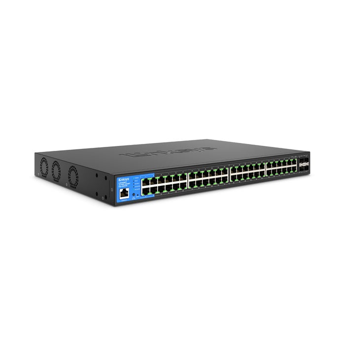 Switch LINKSYS LGS352MPC 48 Puertos Gigabit, 4 Puertos SFP, Montaje en Rack