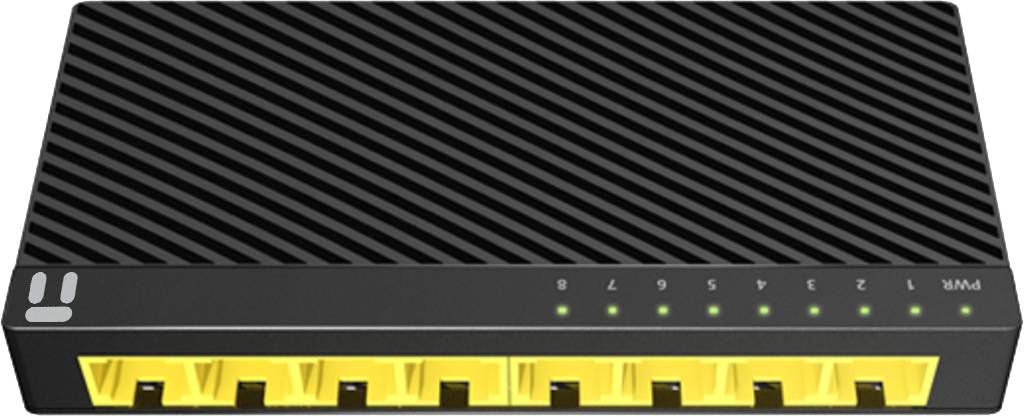 Netis System ST3108GC switch No administrado Gigabit Ethernet (10/100/1000) Negro