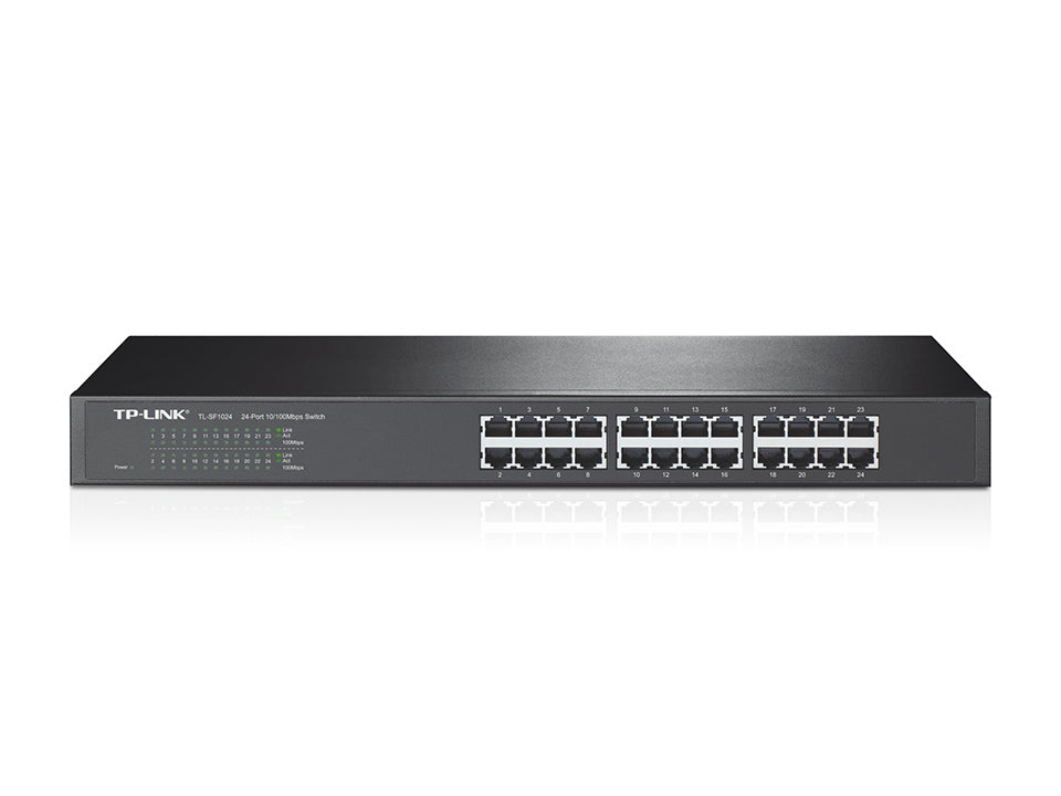 TP-Link TL-SF1024 No administrado Fast Ethernet (10/100) 1U Gris