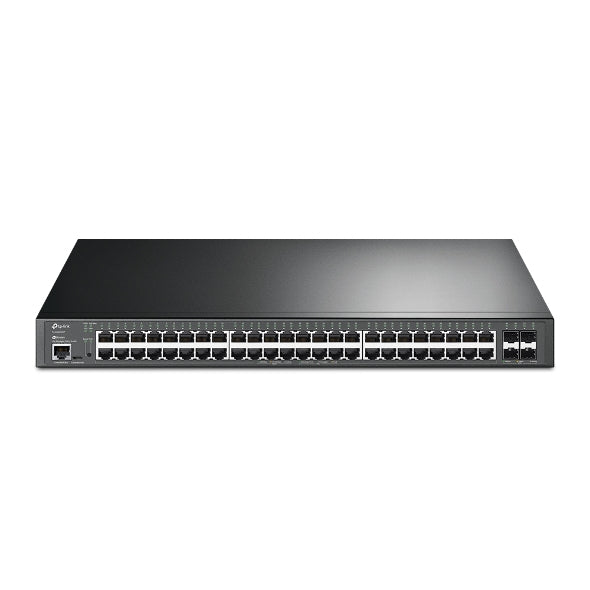 TP-Link Switch SG3452XP 48 Puertos PoE+ 10/100/1000 Mbps, 4 Puertos 10GE SFP+, OMADA SDN