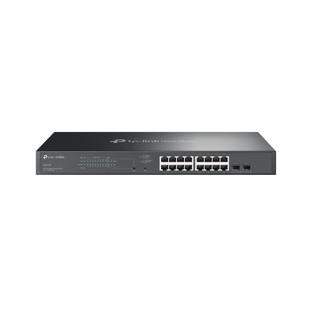 TP-Link Switch SG2218P, 18 Puertos, PoE, 10/100/1000 Mbps, Rackeable