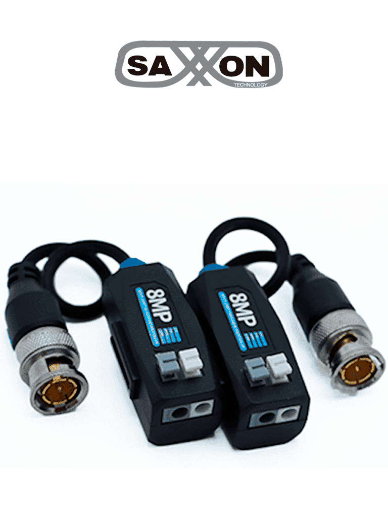 Transceptores Pasivos SAXXON SXCF800 4K Push Buttons 8MP 200m/1080P 250m HDCVI/AHD/TVI/CBVS