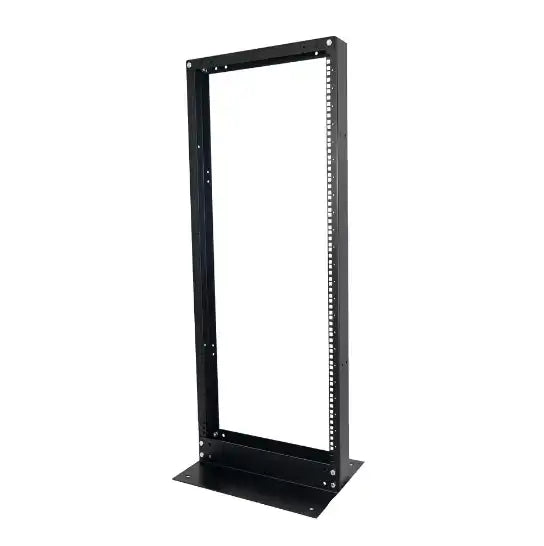 LinkedPro Rack de 2 Postes EIRL-5545, 45U, Acero al Carbono, Color Negro