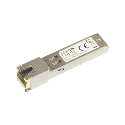 S+RJ10, Módulo de cobre RJ45 hasta 10Gb para puertos SFP