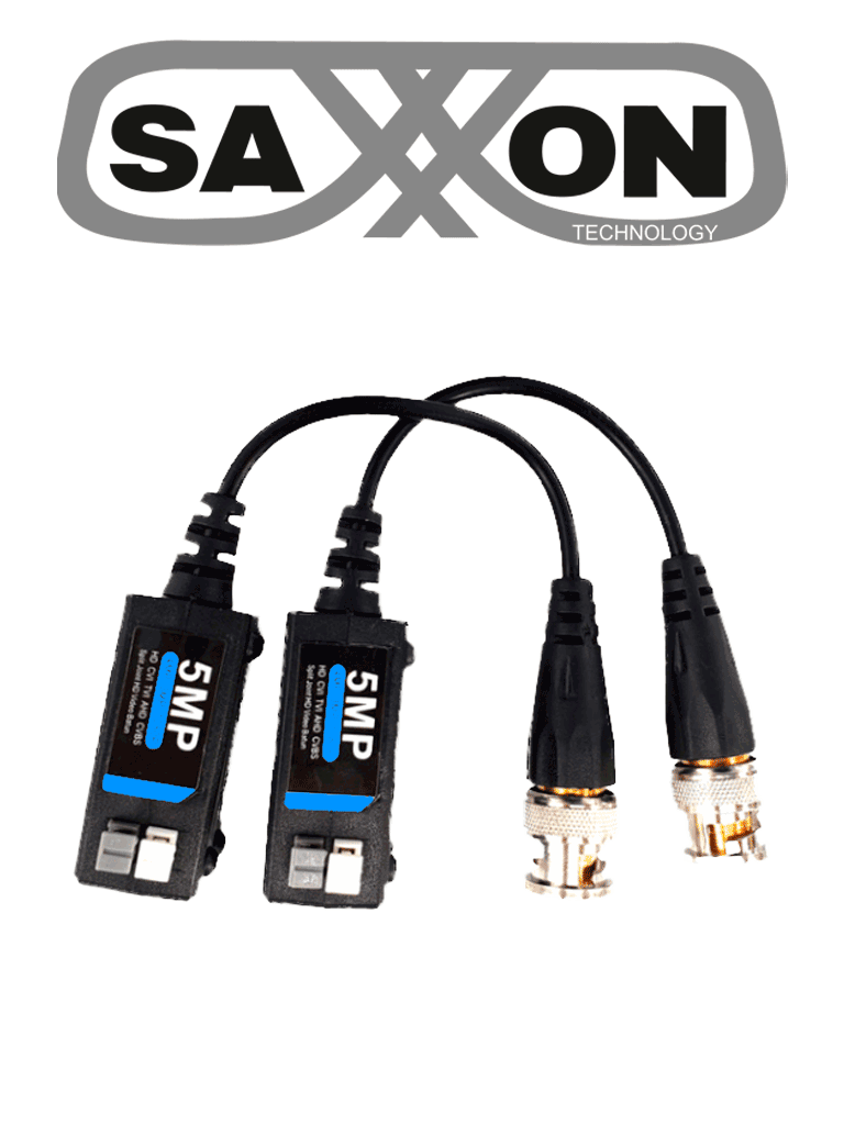 SAXXON SXCF500 Transceptores Pasivos 5MP 200M, 1080P 250M, Soporta HDCVI